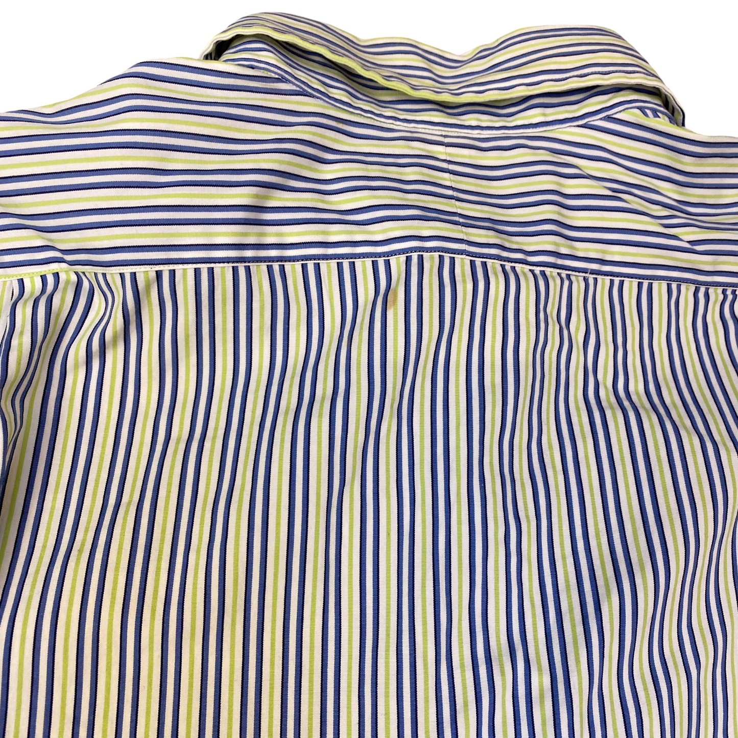 Polo Ralph Lauren Shirt Mens M Blue Green Striped Long Sleeve Pony Button Down