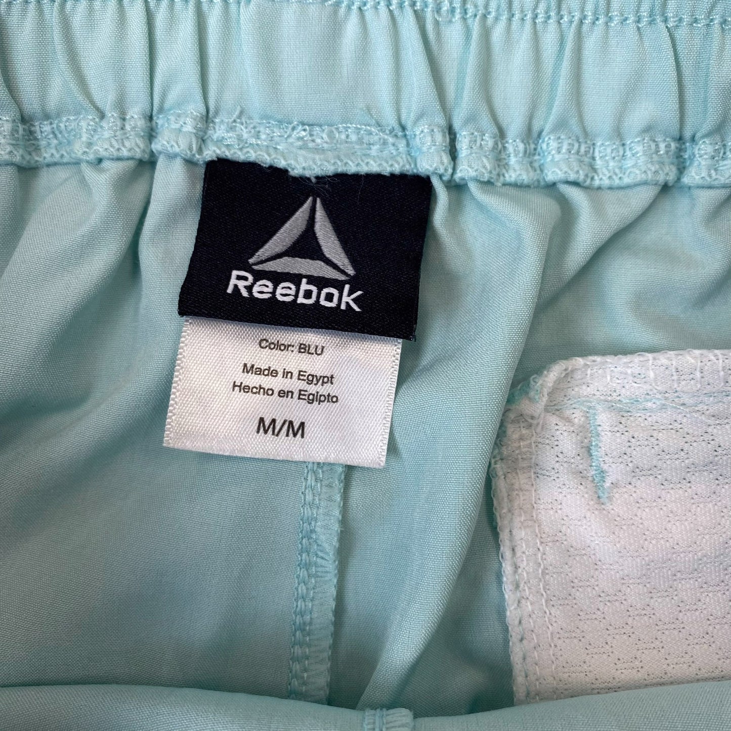 Reebok Sprinter Shorts Womens M Green Gym Running Elastic Waistband Outdoor