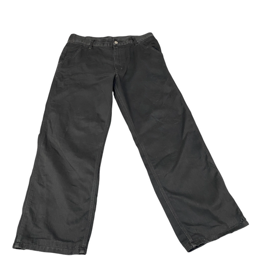 Carhartt Simple Pants Mens Large Black Loose Fit Utility Workwear Straight Leg