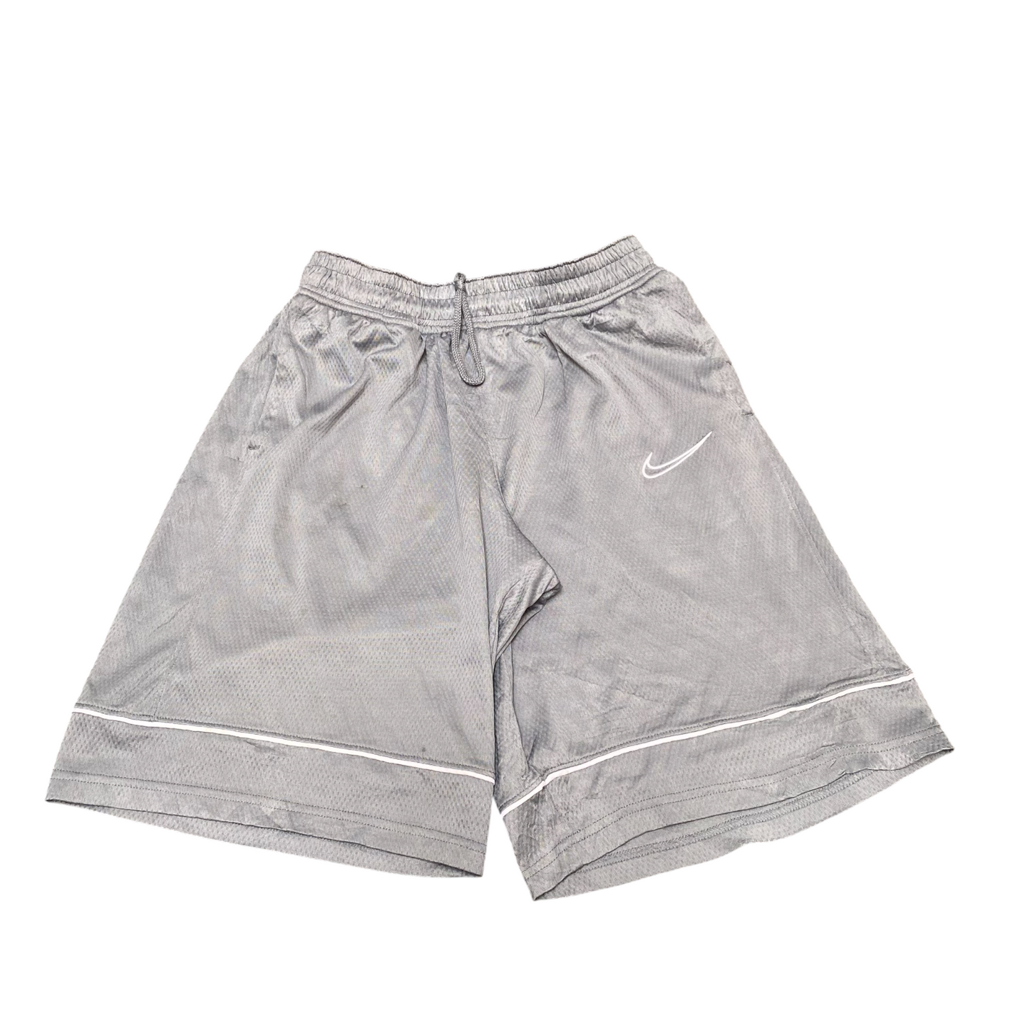 Nike Fastbreak Basketball Shorts Mens 26W Grey Athletic Elastic Waist Drawstring