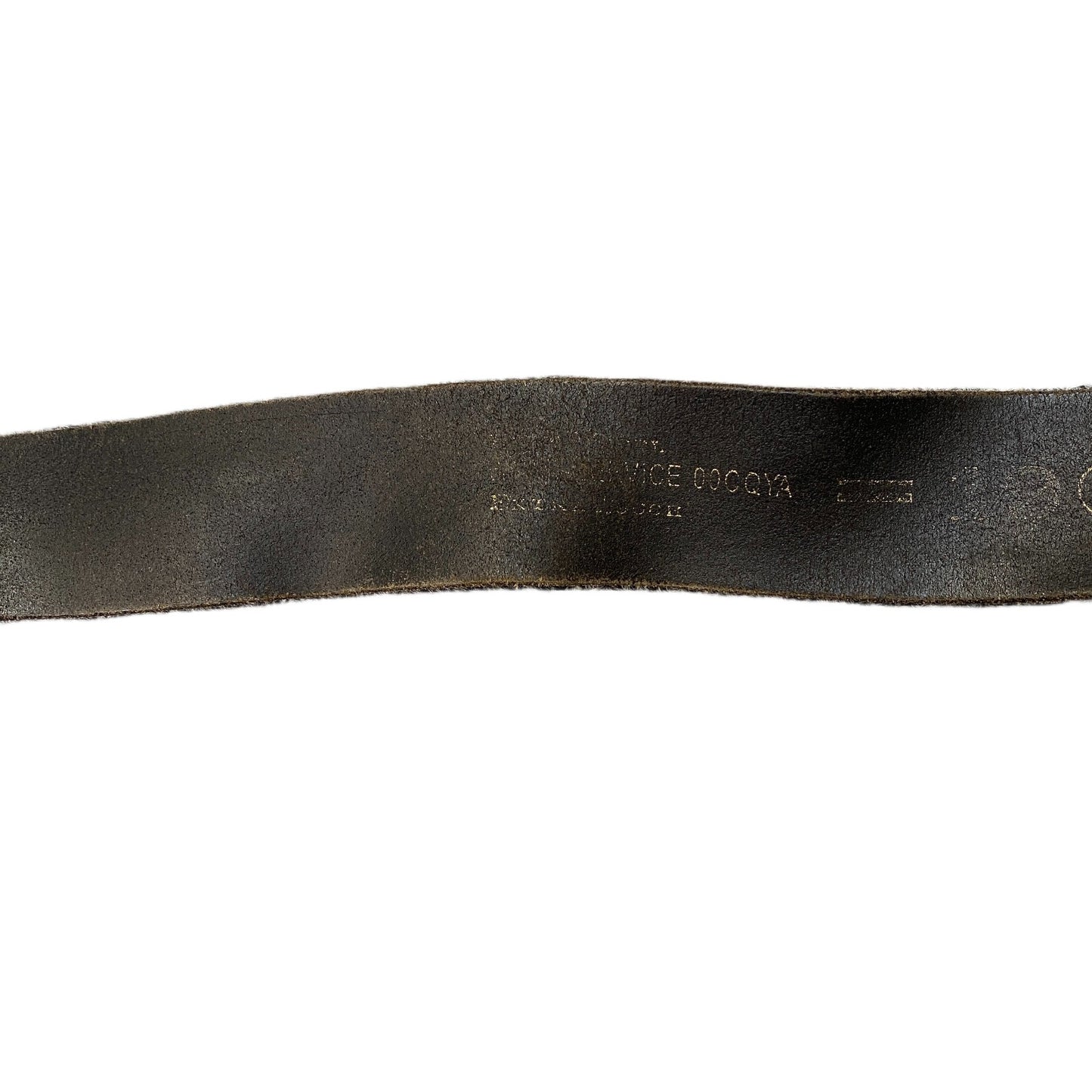 Vintage Diesel Waist Belt Mens Black Leather Adjustable Pin Buckle 39.5 Inches