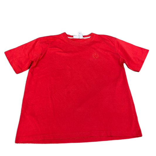 Liz Sport T-Shirt Womens XL Red Embroidered Logo Short Sleeve Crew Neck Pullover