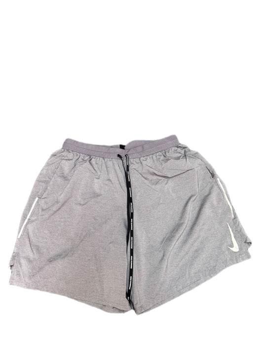 Nike Dri-FIT Running Shorts Fits as Mens Small 30" Waist Grey Heather Drawstring