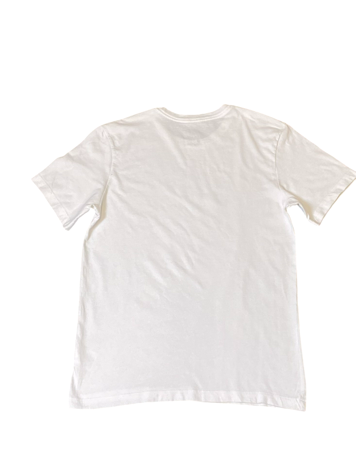Nike Shirt Mens Small White Swoosh Logo Dri Fit Casual Short Sleeve Pullover Tee