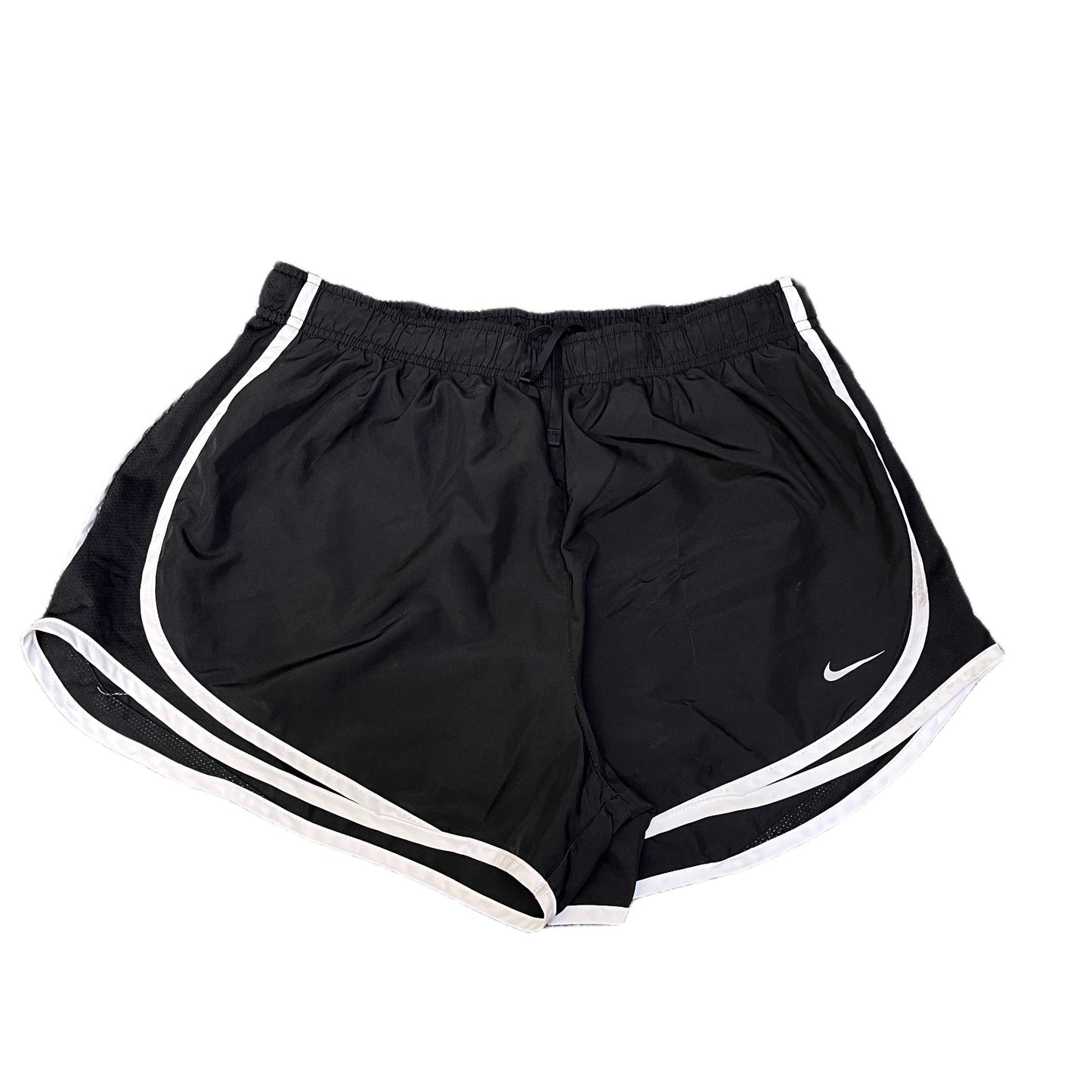 Nike Running Sprinter Shorts Fits as Womens Small 28" Waist Black Dolphin Hem