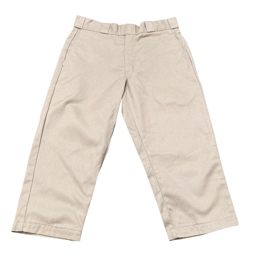 Dickies Trousers Mens Medium Beige Straight Fit Slash Pockets Workwear Outdoor