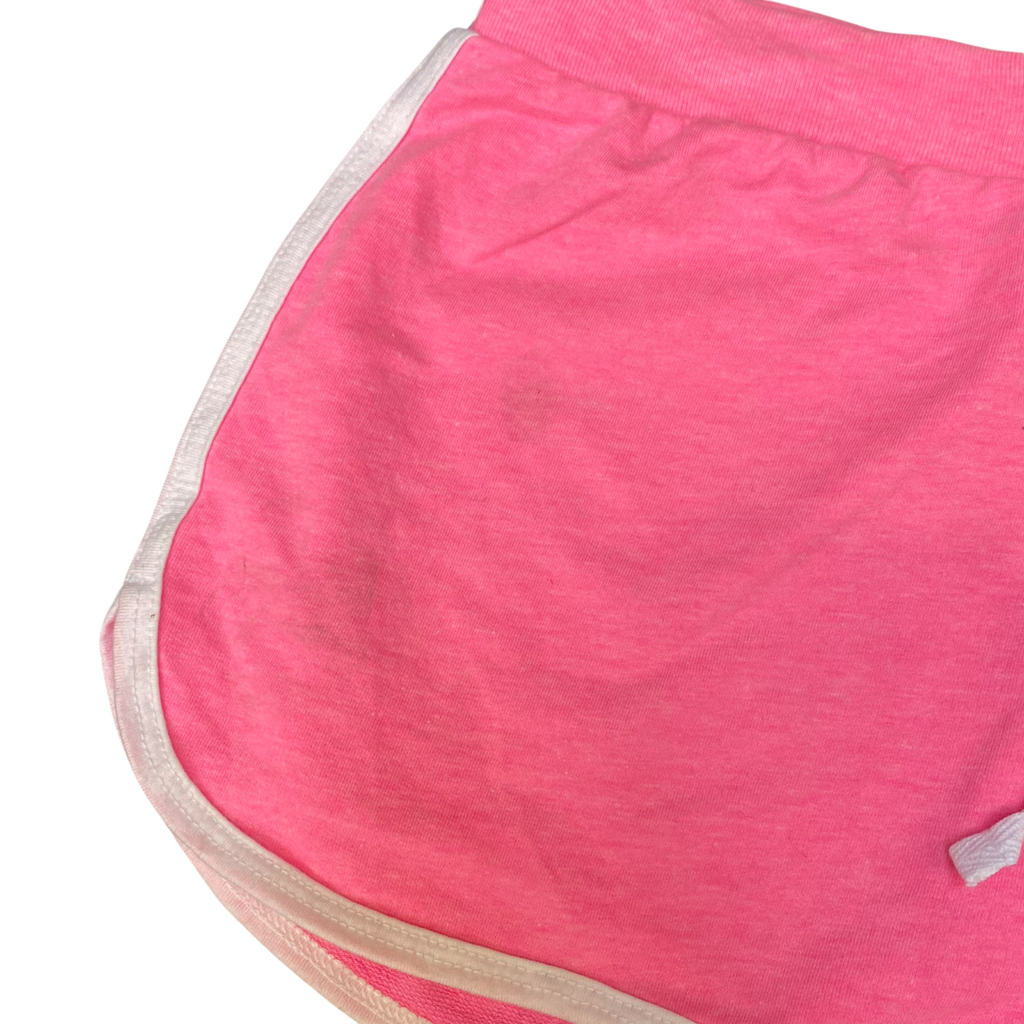 Running Sprinter Shorts Womens Large Pink Athletic Fit Gym Workout Drawstring