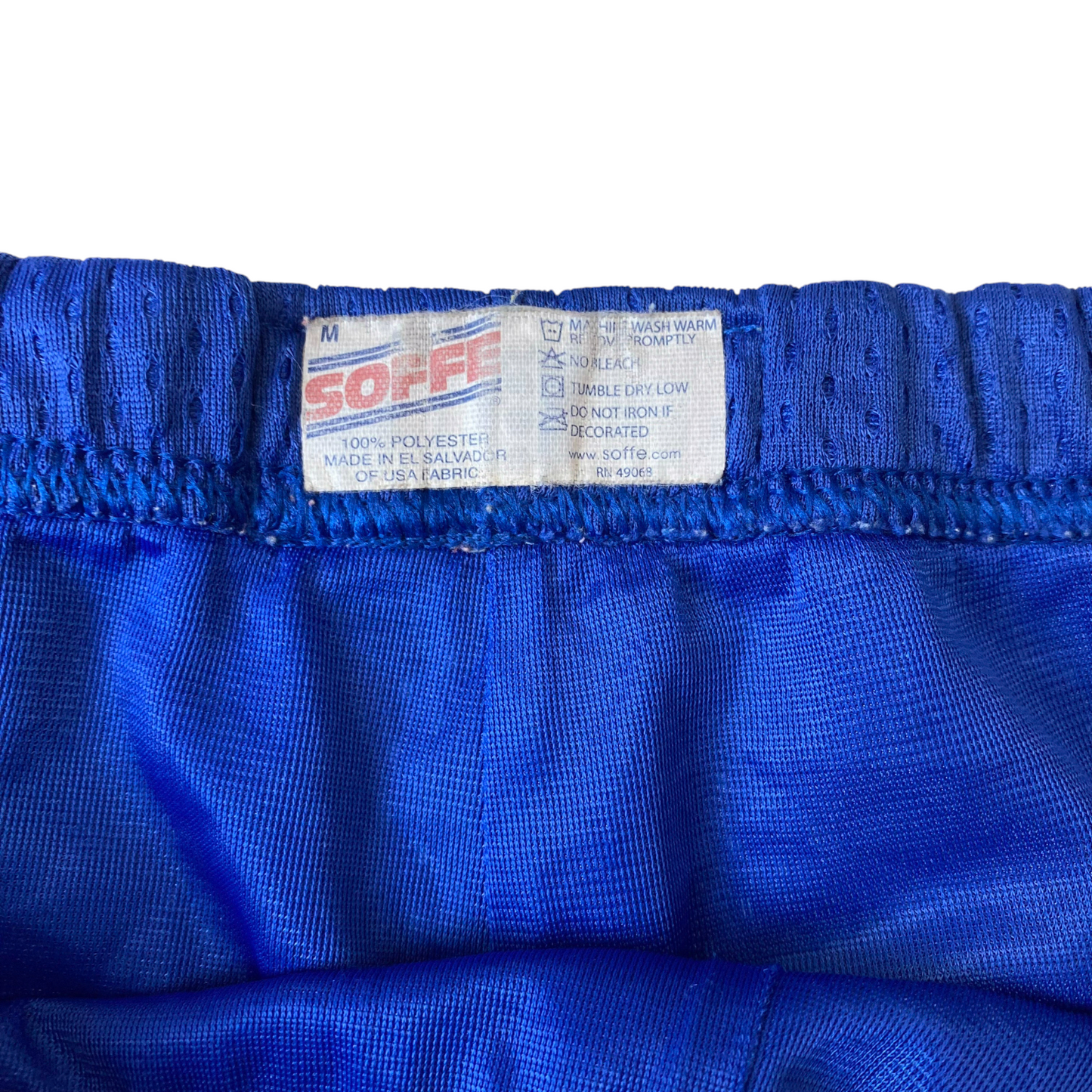 Soffe Sprinter Shorts Womens M Blue Tiny Cheerleading Running Outdoor Comfort