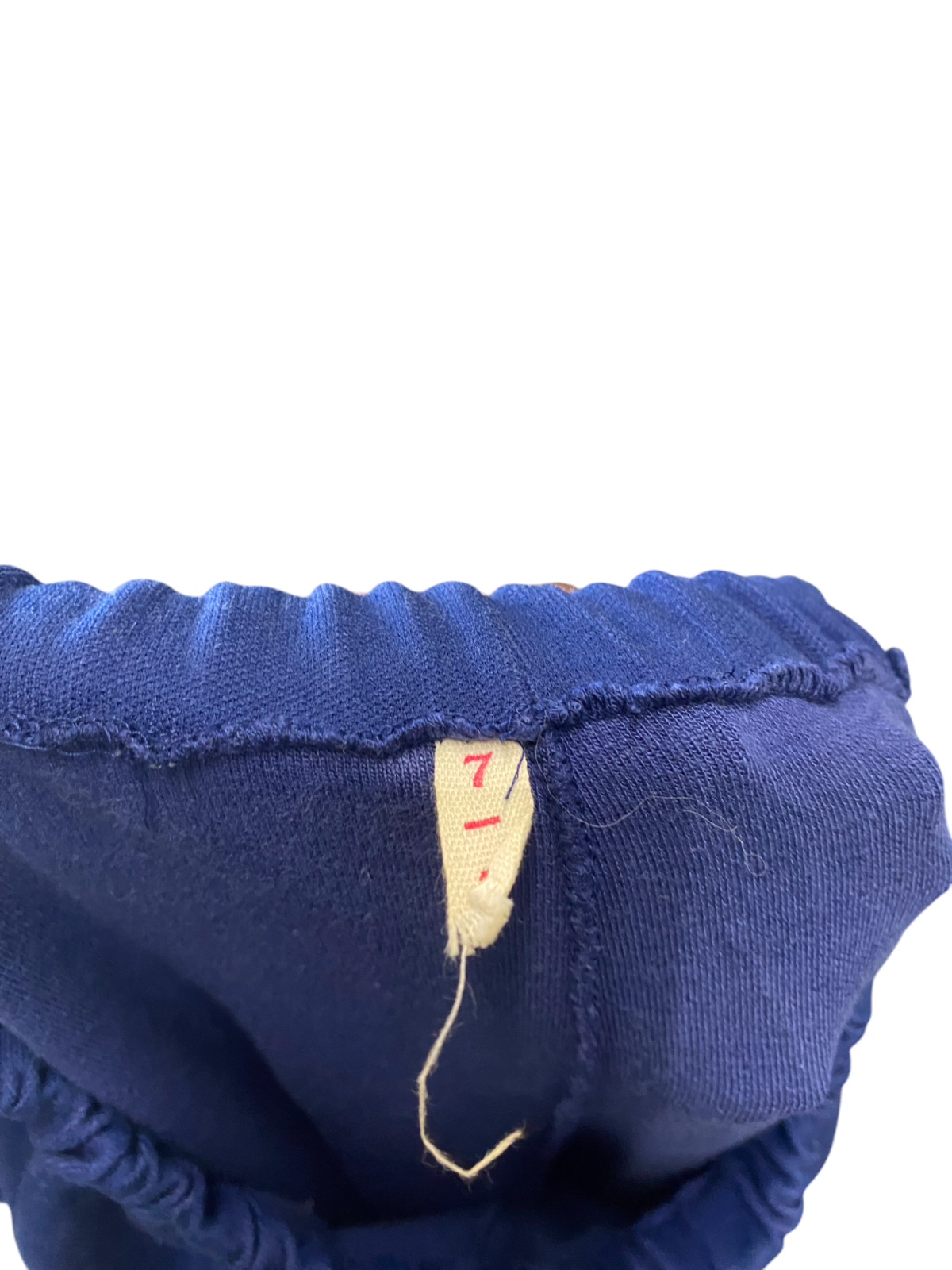 Womens Stirrup Pants Small Blue Stretch Skinny Leg Elastic Waist Drawstring
