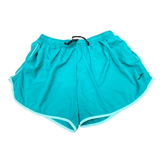 Running Sprinter Shorts Womens 22W Blue Elastic Waist Drawstring Athletic Fit