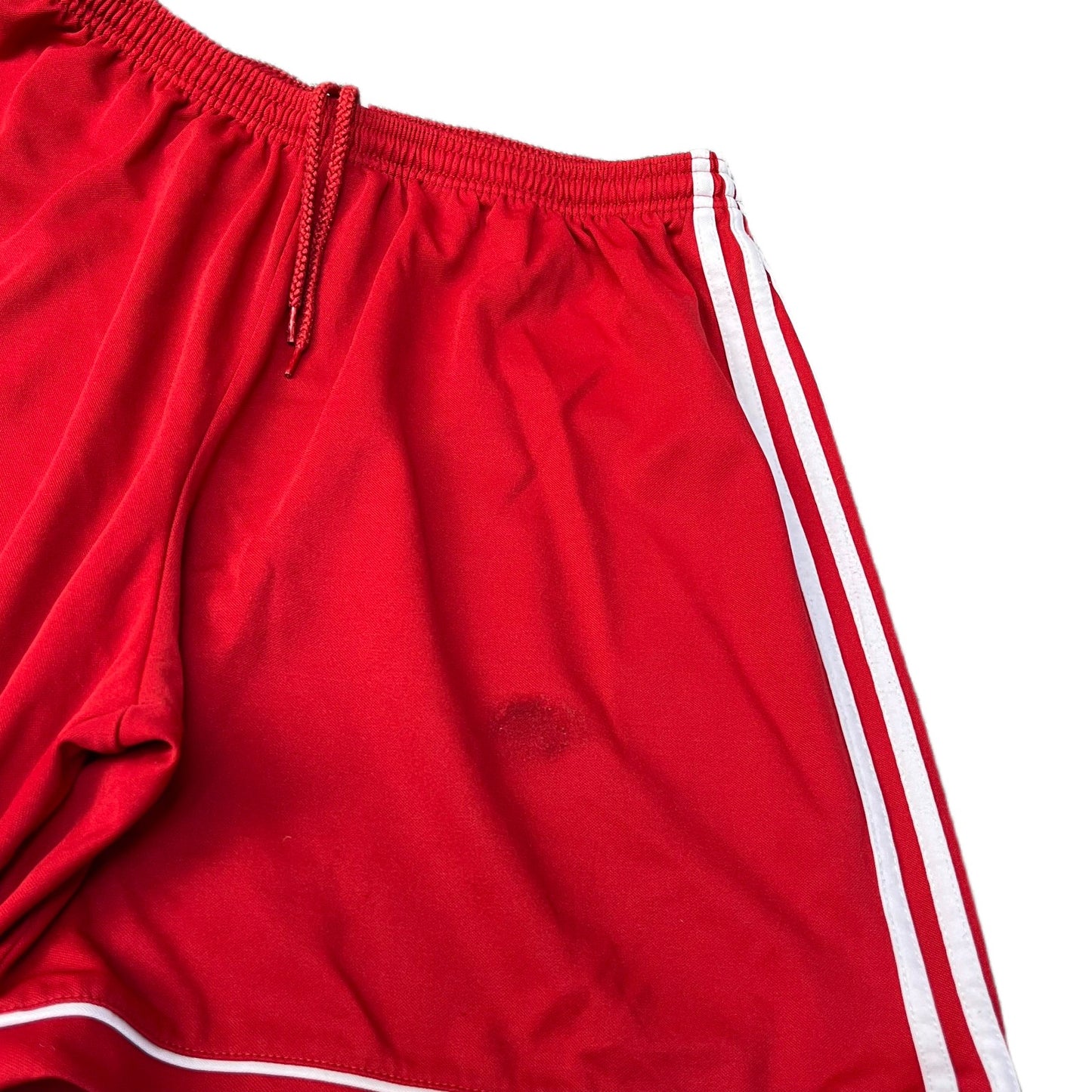 Adidas Aeroready Squadra 17 Shorts Mens S 30" Waist Red 3 Stripe Gym Training