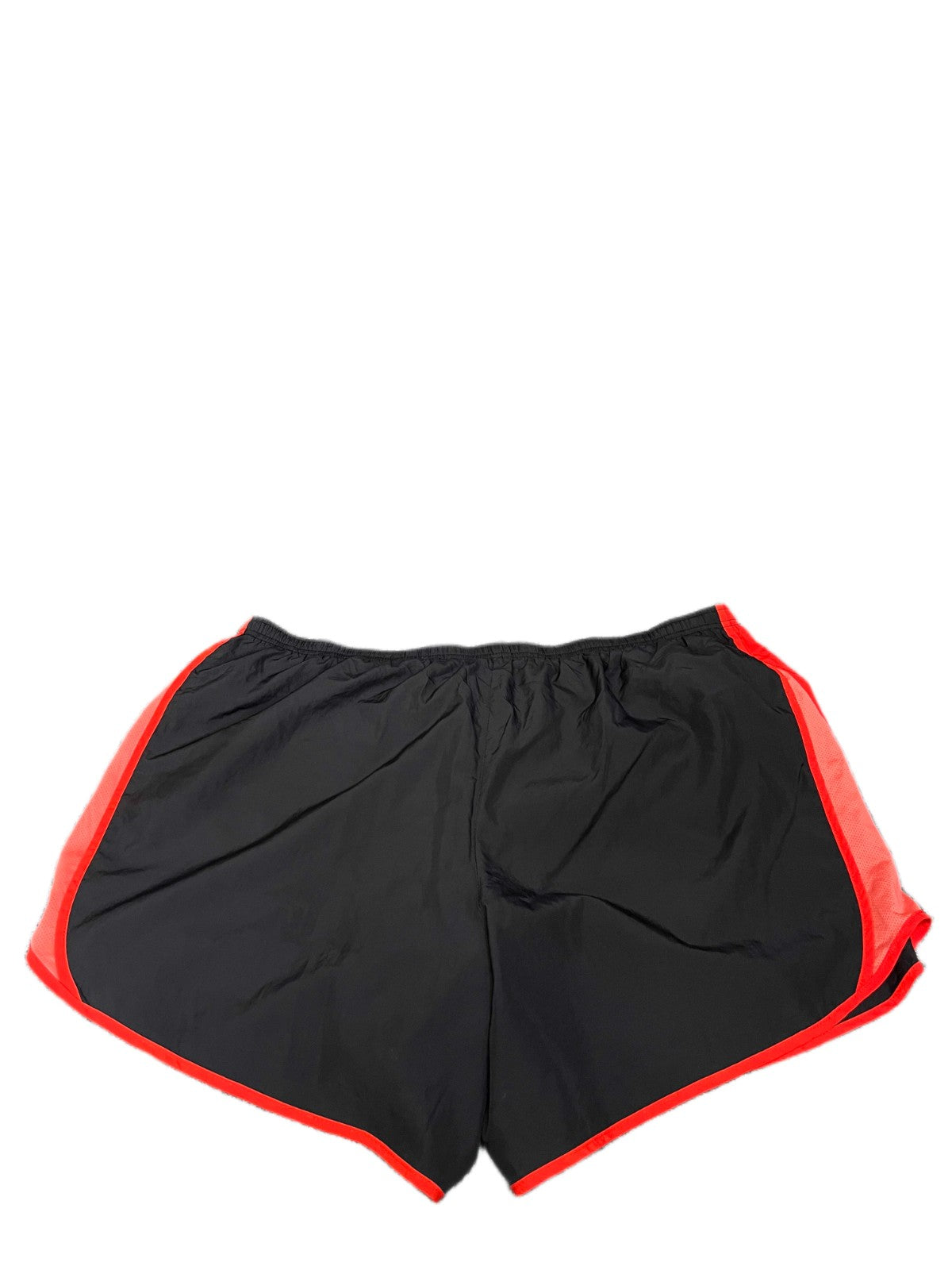 Nike Running Tempo Shorts Fits as Womens 2XL 40" Waist Black Orange Dolphin Hem