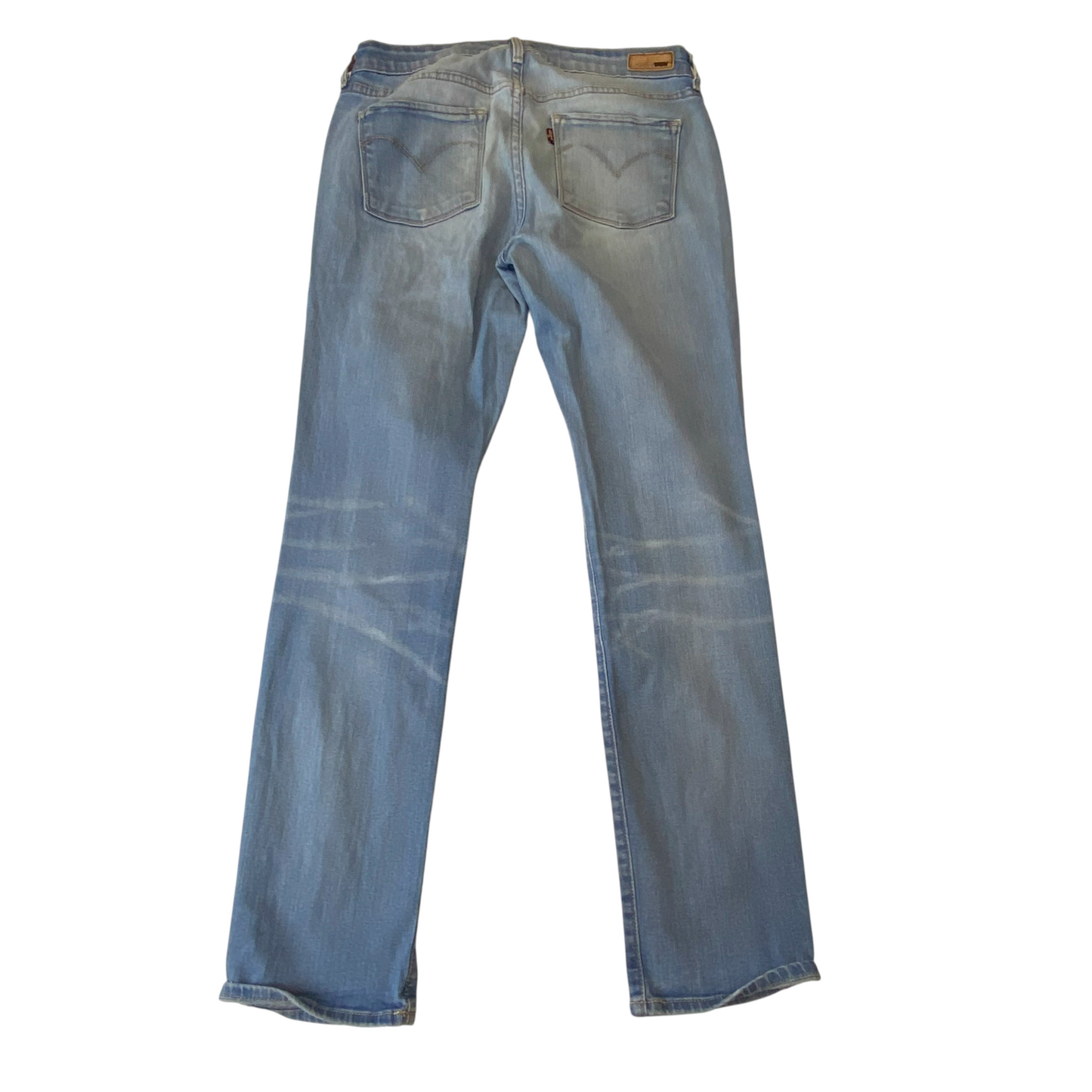 Levi's Jeans Womens 28W 27L Blue Denim Red Tab Slight Curve Mid-Rise Slim Fit