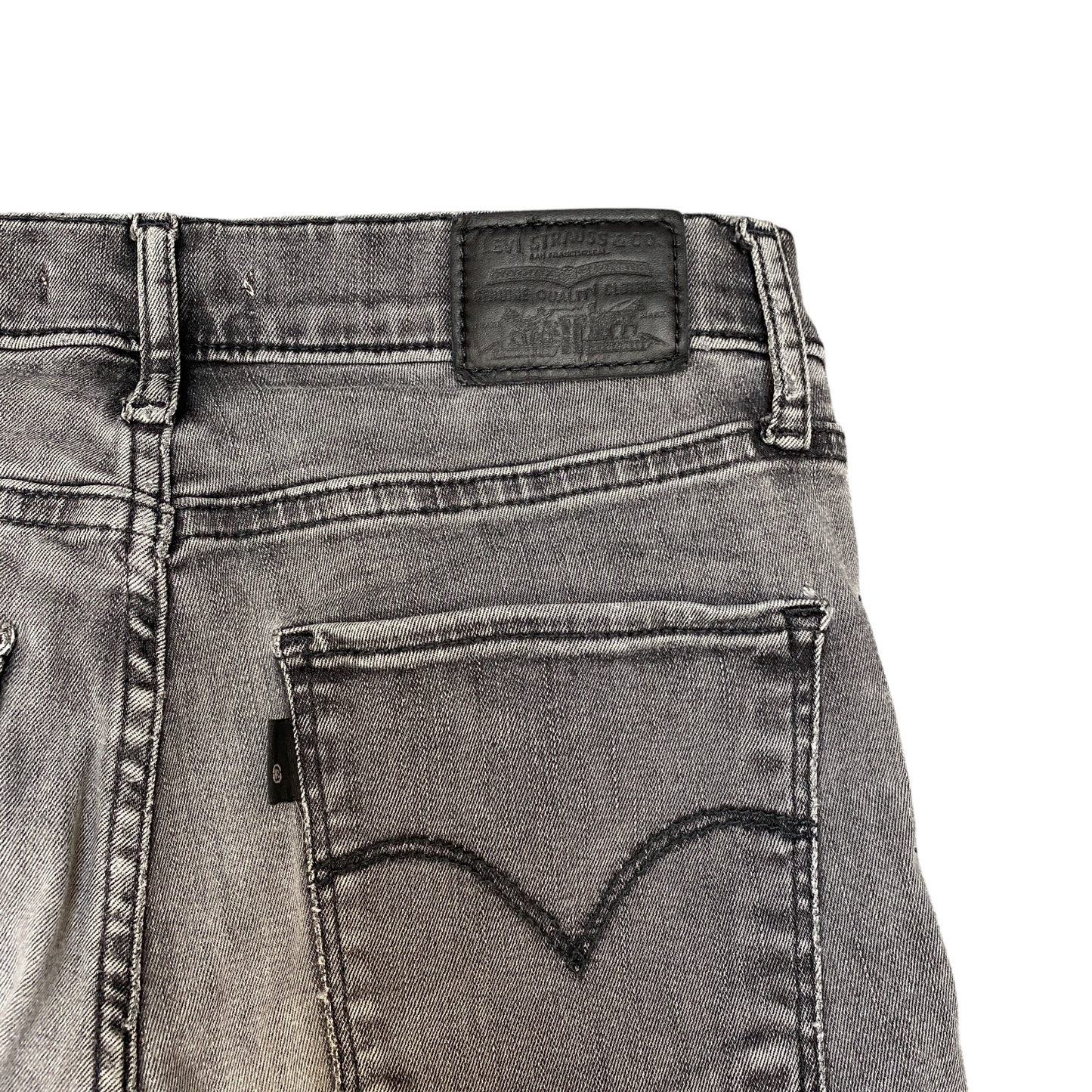Levi's Jeans Womens 27" Waist Grey Premium Red Tab 720 High Rise Super Skinny