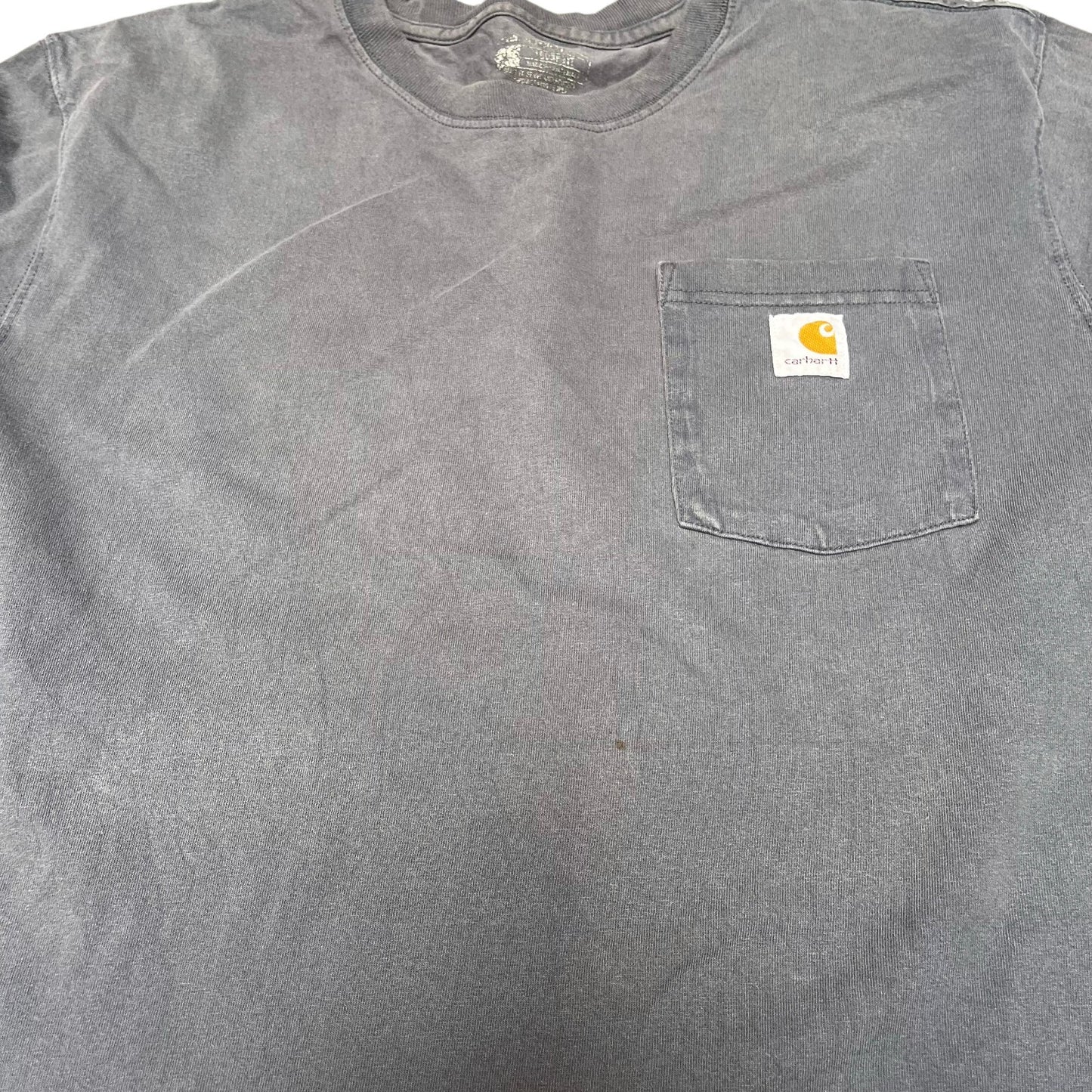 Carhartt Pocket T-Shirt Mens M Grey Loose Fit Short Sleeve Workwear Summer Tee