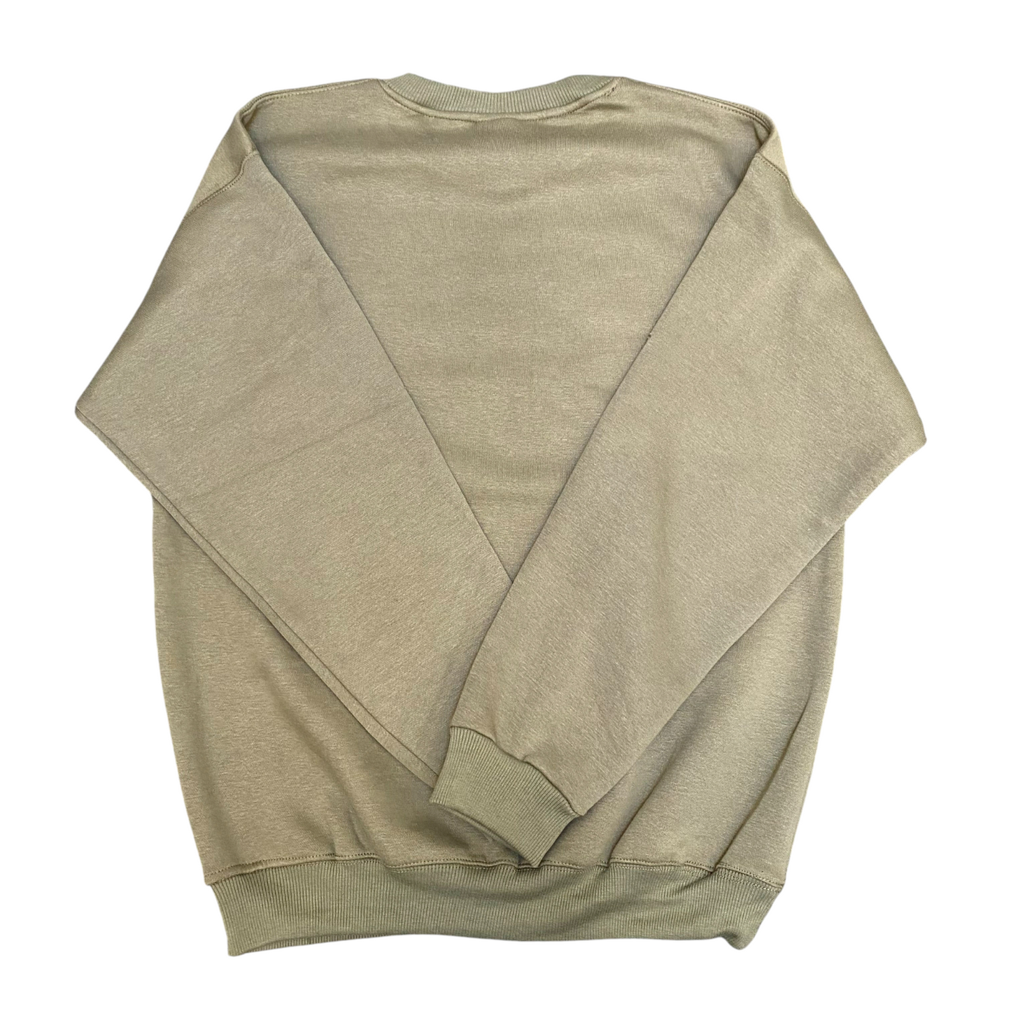 Nike Reworked Sweatshirt Mens M Green Heather Embroidered Long Sleeve Crew Neck