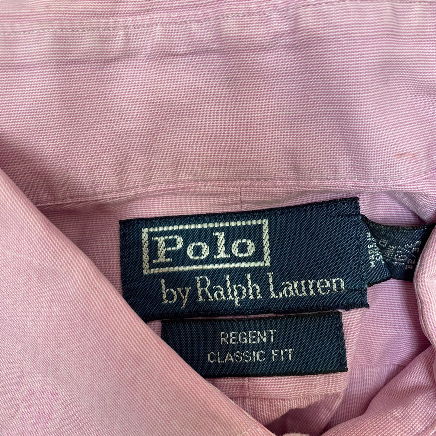 Polo Ralph Lauren Formal Shirt Mens L Pink Regent Classic Fit Button Down