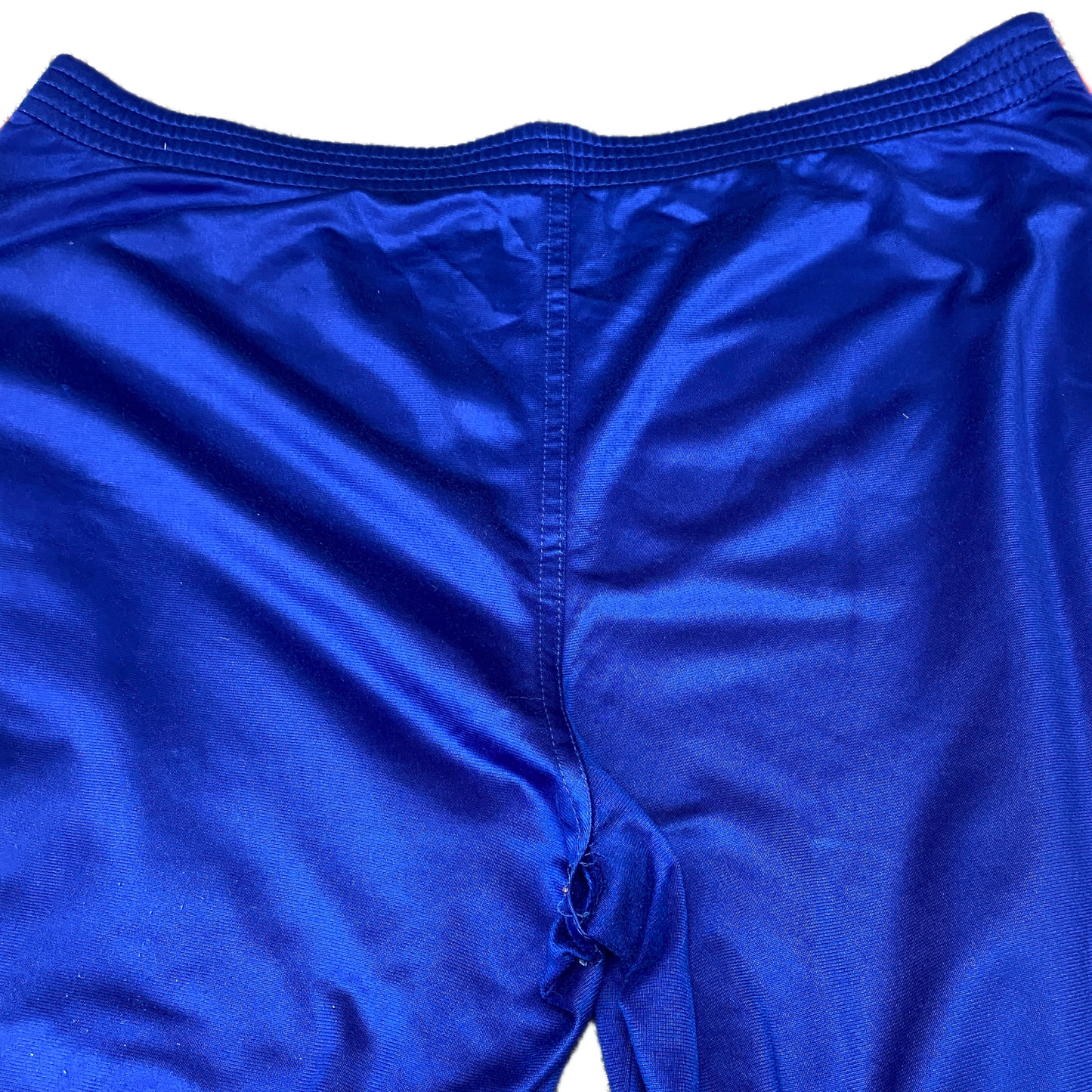 Erima Joggers Fits as Mens 41" Waist Blue Side Snap Leg Elastic Waist Trouser