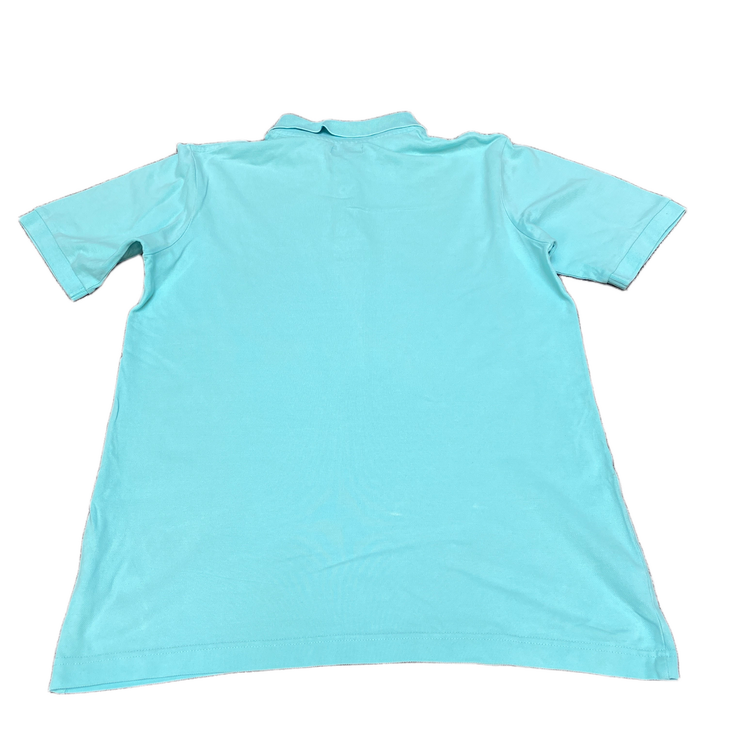 Kappa Polo Shirt Boys L Blue Stretch Golf Performance Short Sleeve Logo Popover