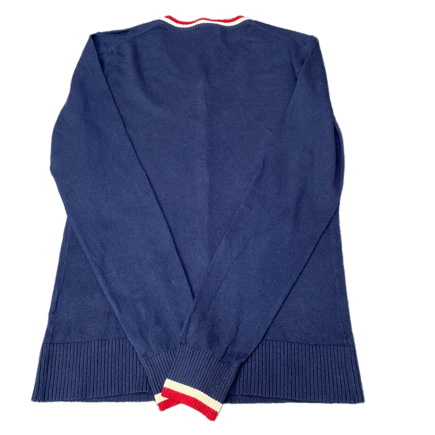 Gap Cardigan Sweater Womens Medium Blue Knit Loose Fit Long Sleeve Button Front