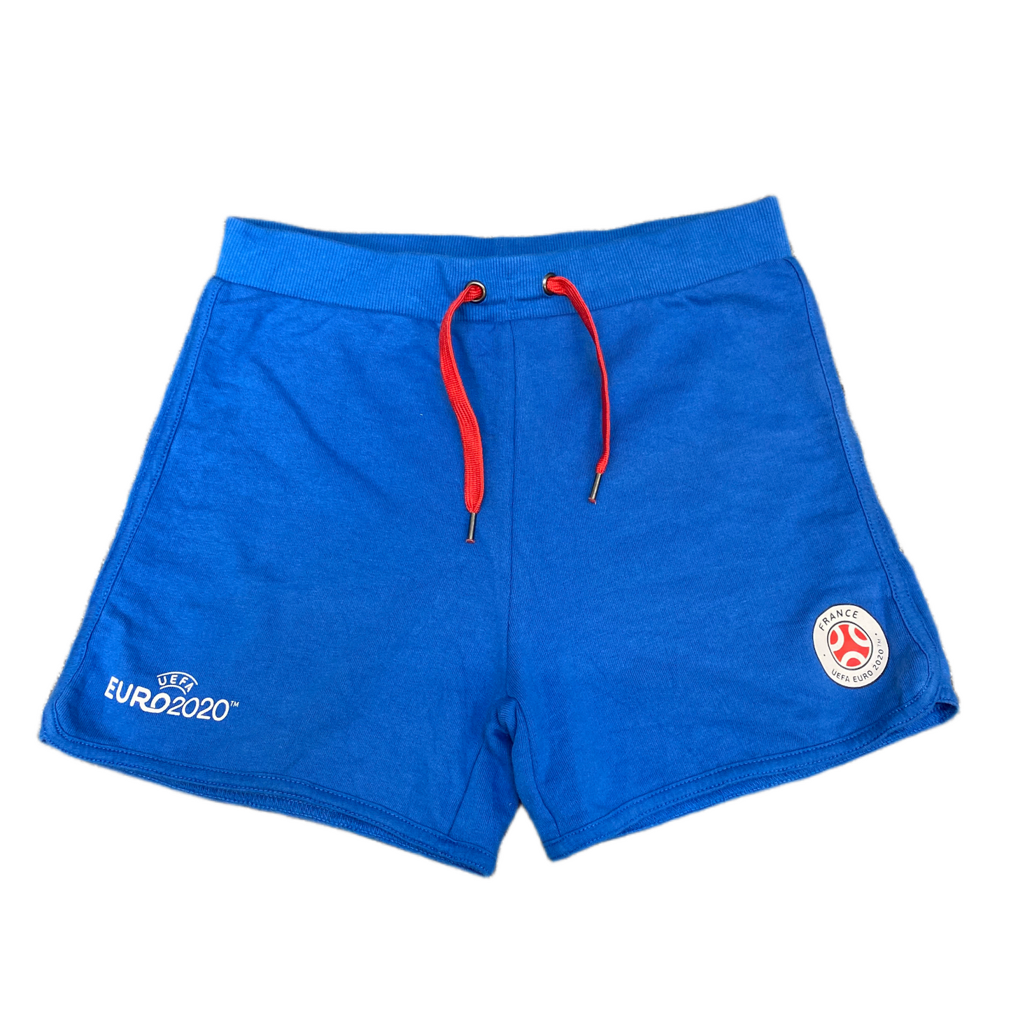Running Sprinter Shorts Womens M 26" Waist Blue Athletic Gym Workout Dolphin Hem