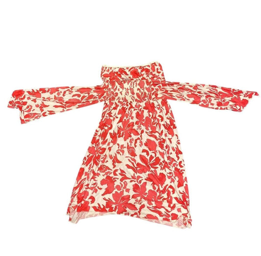 Juicy Couture Floral Dress Red And White Womens M