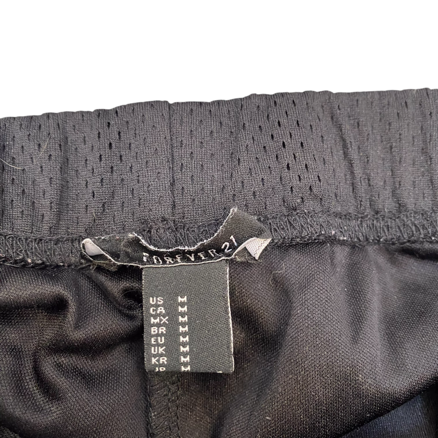 Running Sprinter Shorts Women Medium Black Mesh Embroidered Floral Elastic Waist