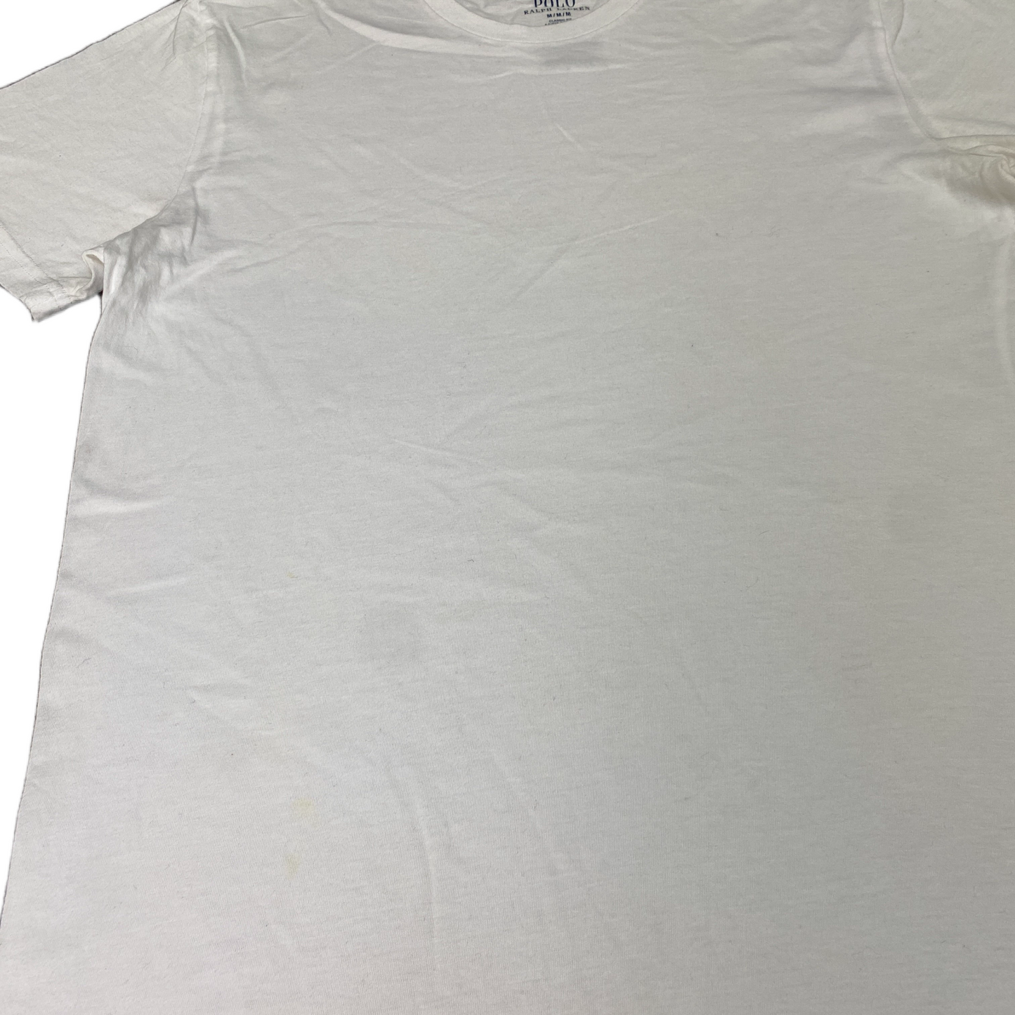 Polo Ralph Lauren T-Shirt Mens M White Classic Fit Pony Logo Short Sleeve Tee
