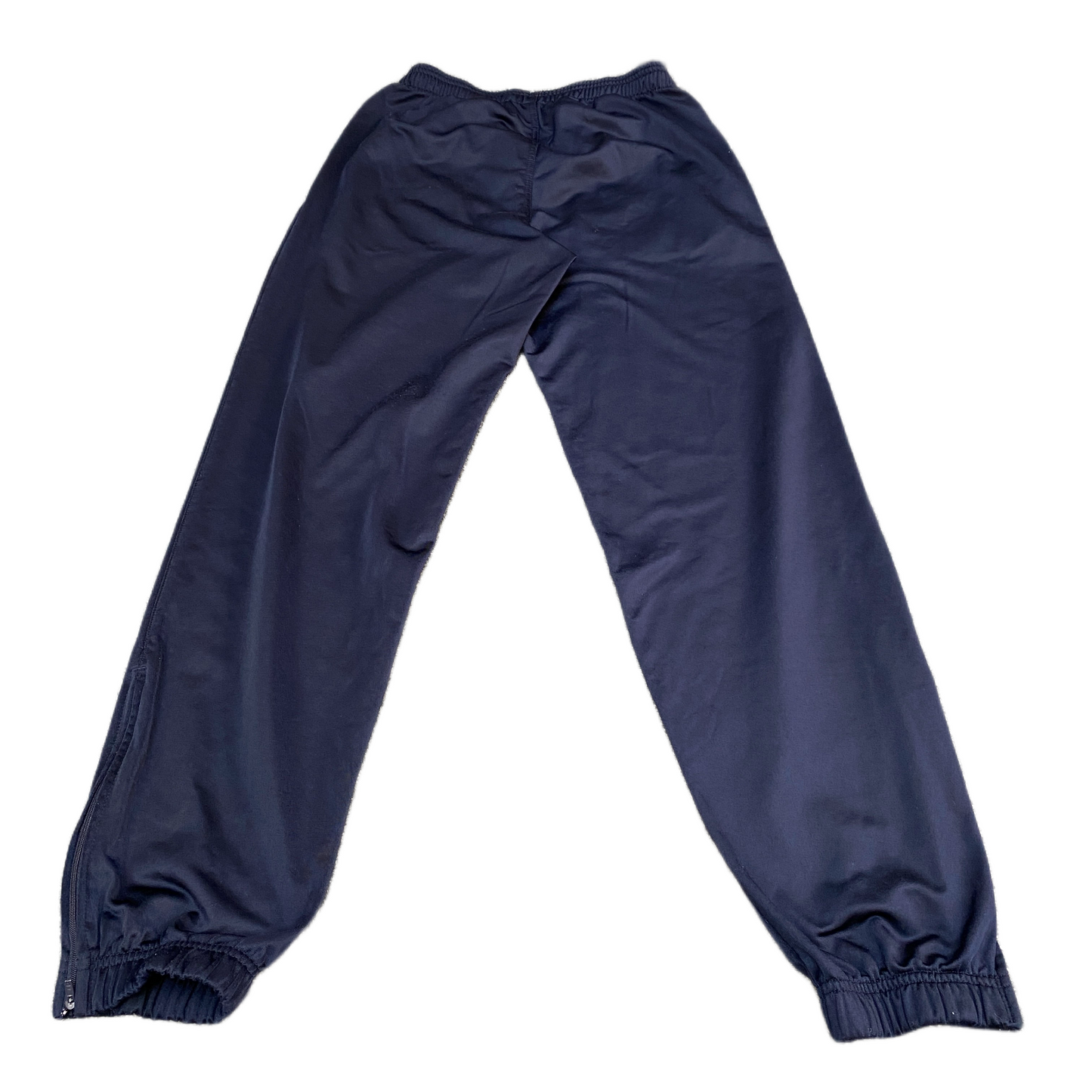 PUMA Track Pants Fits as Mens 26" Waist Blue High Waisted Ankle Zip Trousers