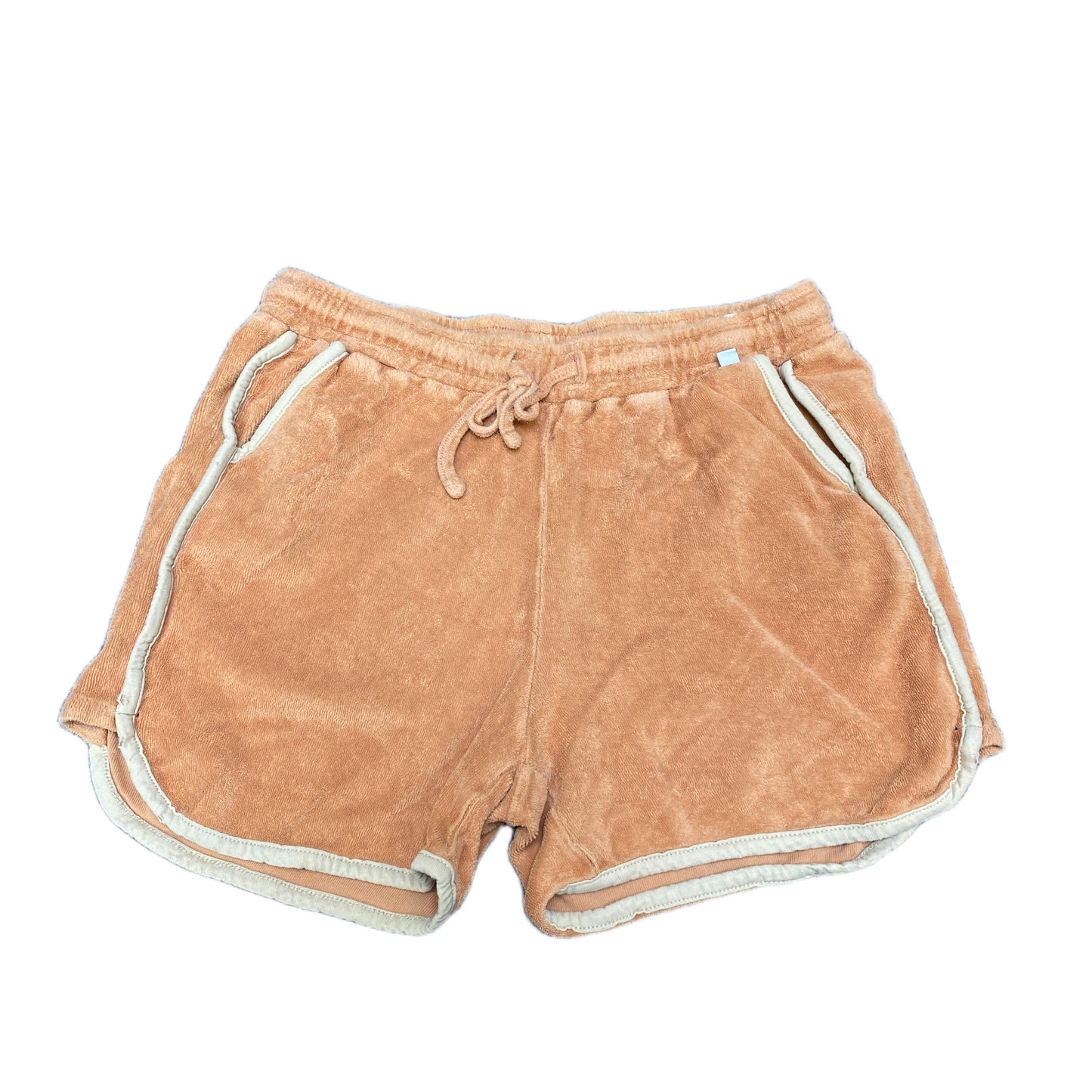 Running Sprinter Shorts Girls S 24" Waist Brown Athletic Gym Workout Dolphin Hem