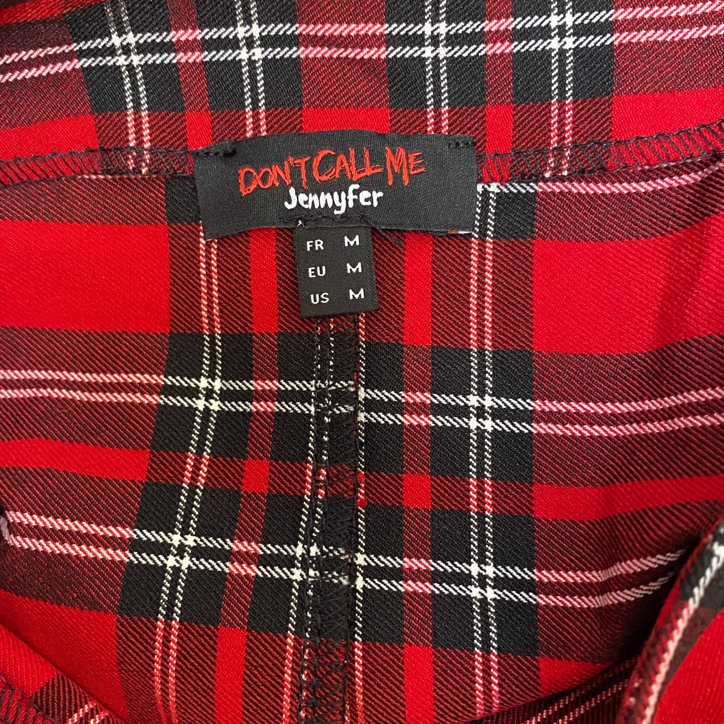 Women's Mini Skirt Medium Red Plaid High Waisted Pleated Side Zip Outdoor