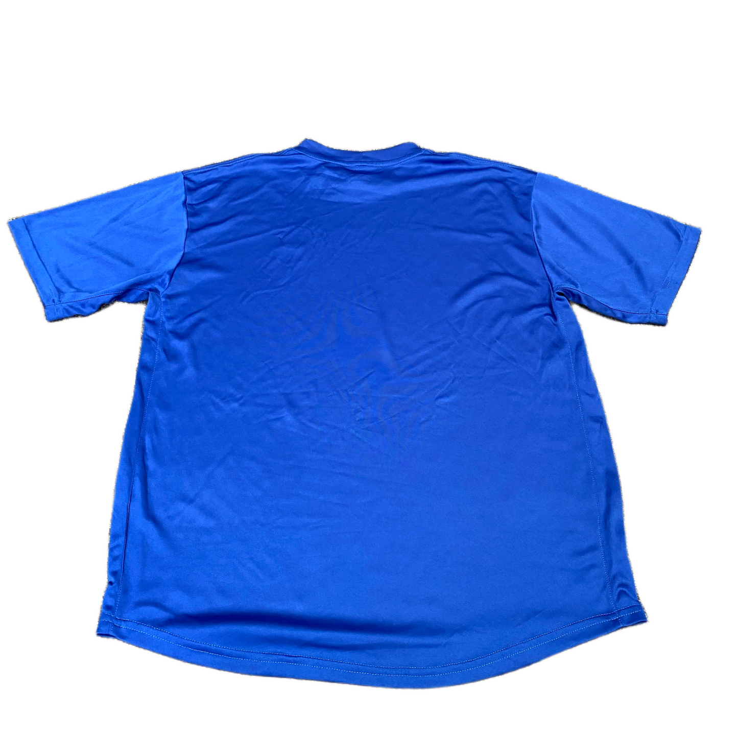 Nike Dri-FIT T-Shirt Mens M Blue Swoosh Logo Short Sleeve Pullover Summer Tee