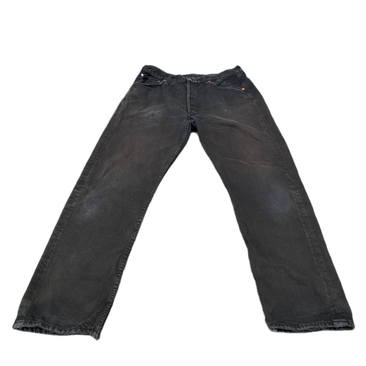 Levi's Jeans Fits as Mens 32" Waist Black Double Stitch Americana Streetwear
