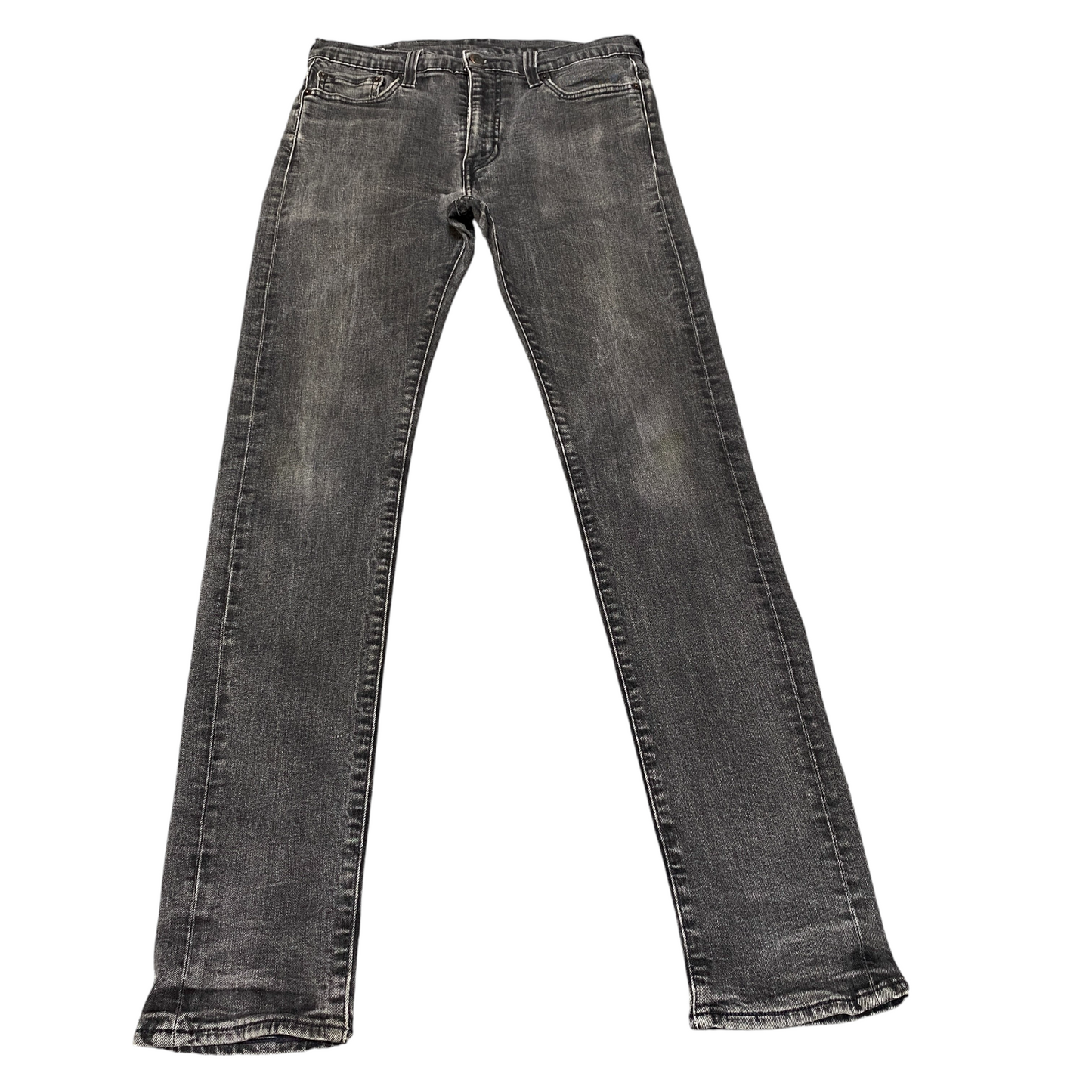 Levi's Jeans Women 30" Waist Grey Denim Red Tab Festival Streetwear Straight Leg