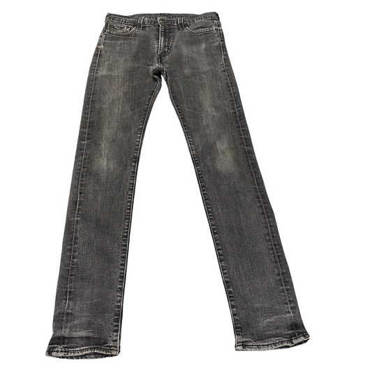 Levi's Jeans Women 30" Waist Grey Denim Red Tab Festival Streetwear Straight Leg