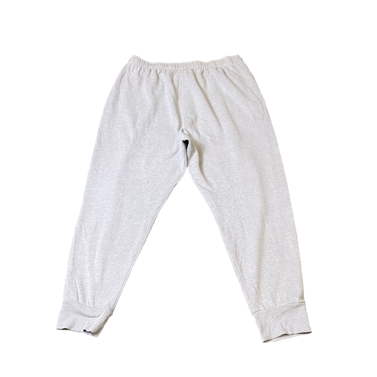 Reebok Joggers Womens XL Grey Fleece Lined Elastic Waist Relaxed Fit Sweatpants