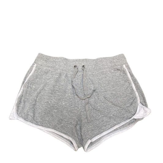 Running Sprinter Shorts Womens L 32" Waist Grey Athletic Gym Workout Drawstring