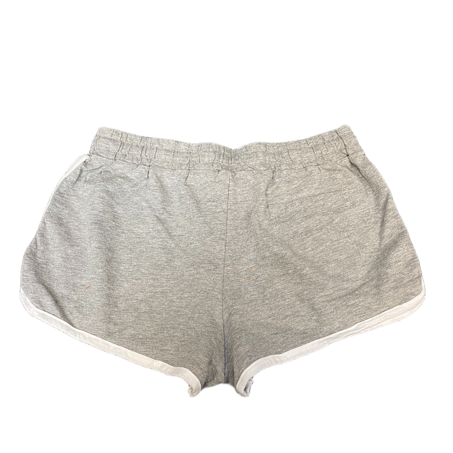 Running Sprinter Shorts Womens S 29" Waist Grey Athletic Gym Workout Dolphin Hem