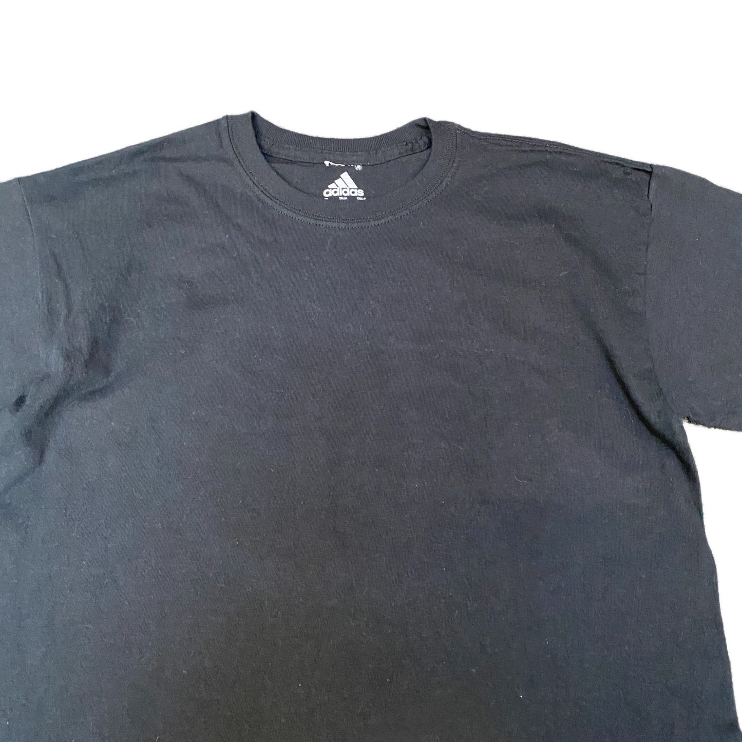 Adidas T-Shirt Womens L Black Regular Fit Oversized Short Sleeve Crew Neck Tee
