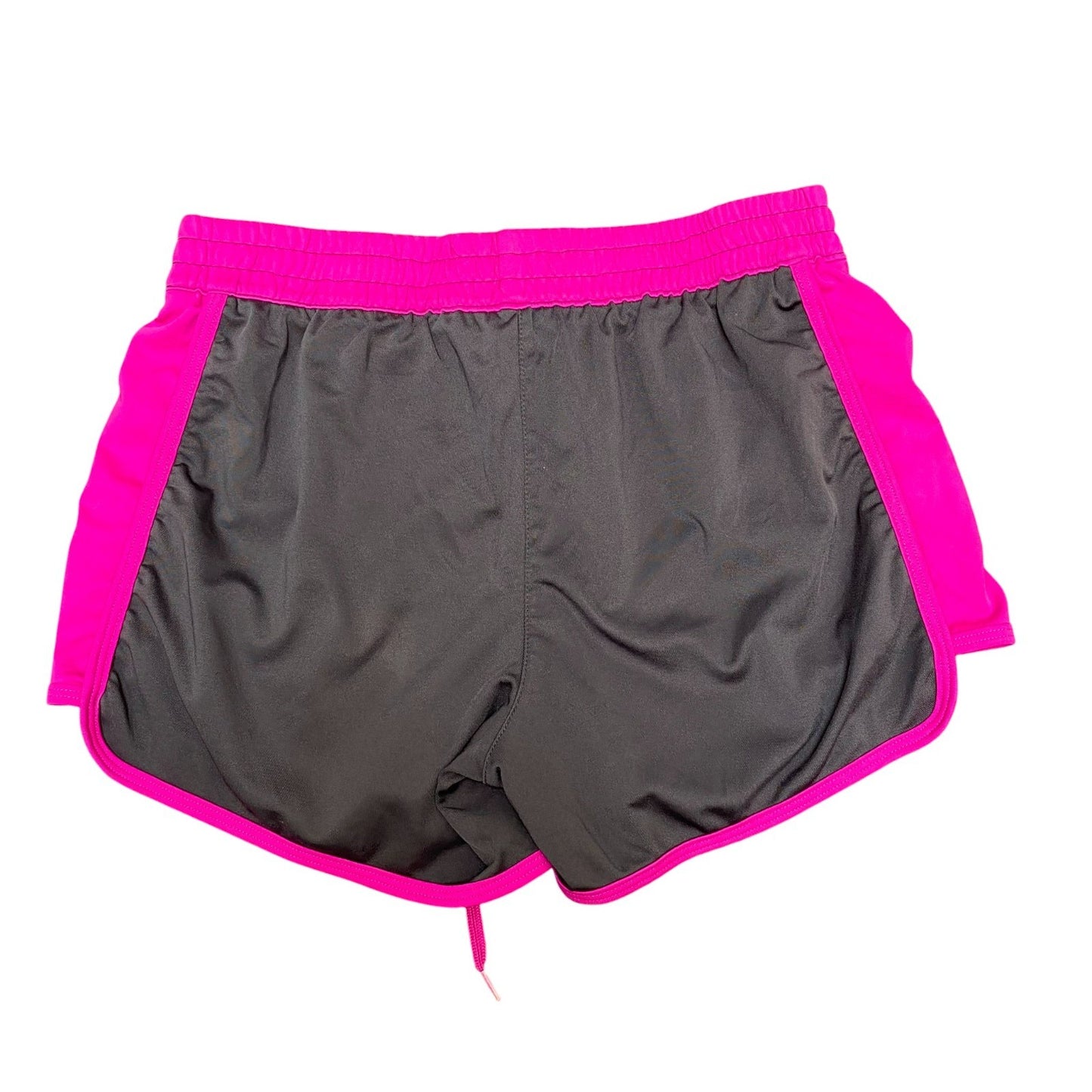 Sprinter Shorts Womens Medium Black Pink Athletic Workout Elastic Waist Logo