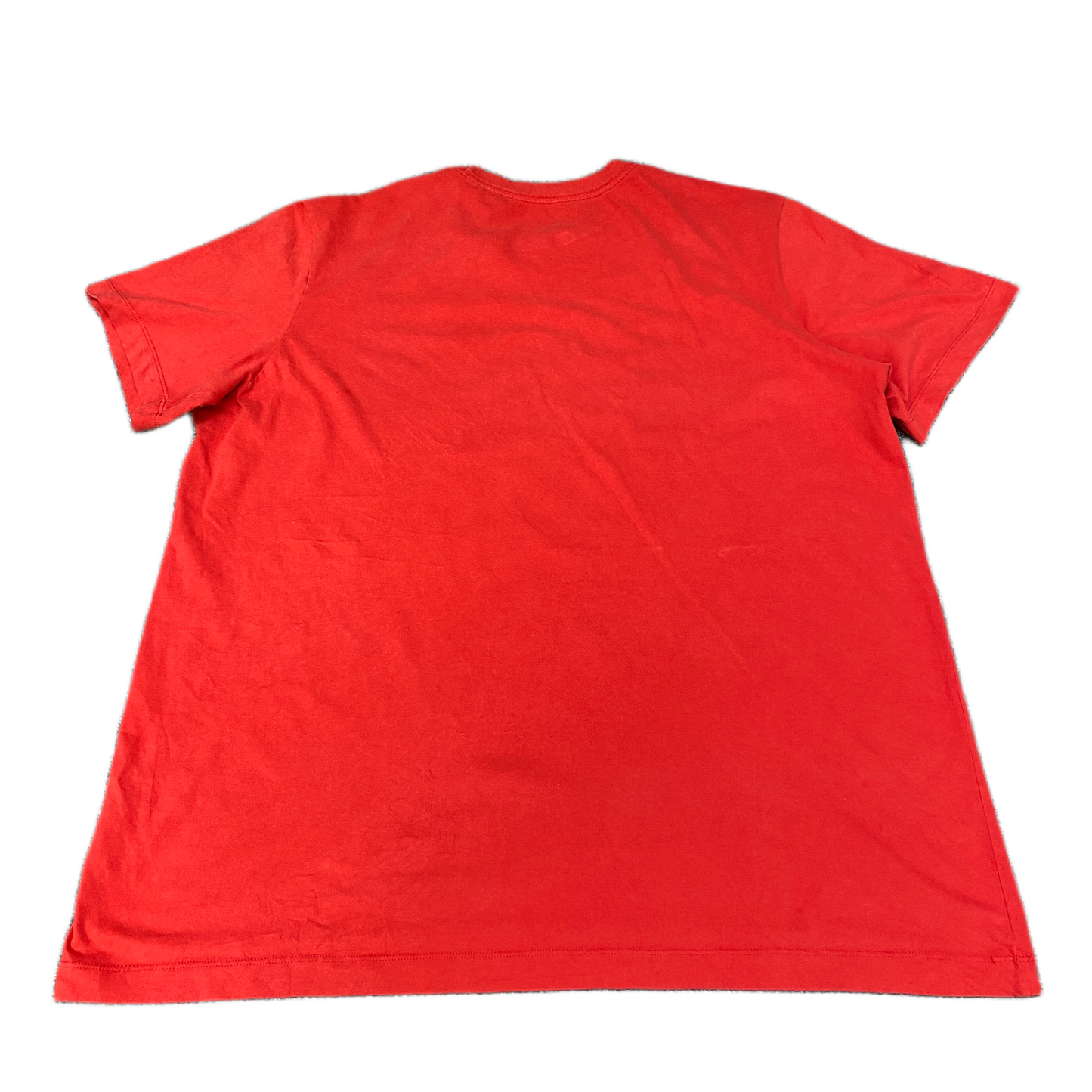 Nike T-Shirt Women XL Red Dri-Fit Graphic Camisa Short Sleeve Crew Neck Pullover