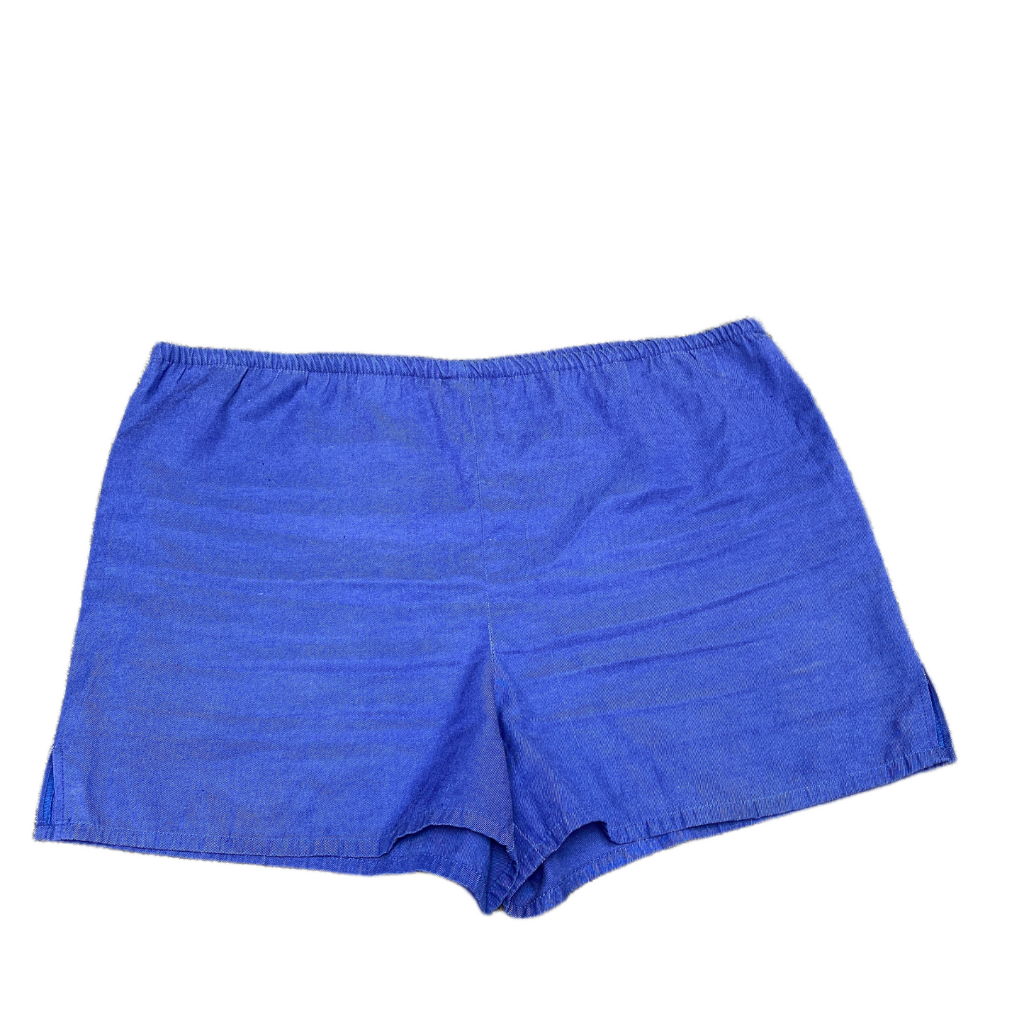 Running Sprinter Shorts Womens 2XL 40" Waist Blue Athletic Workout Dolphin Hem