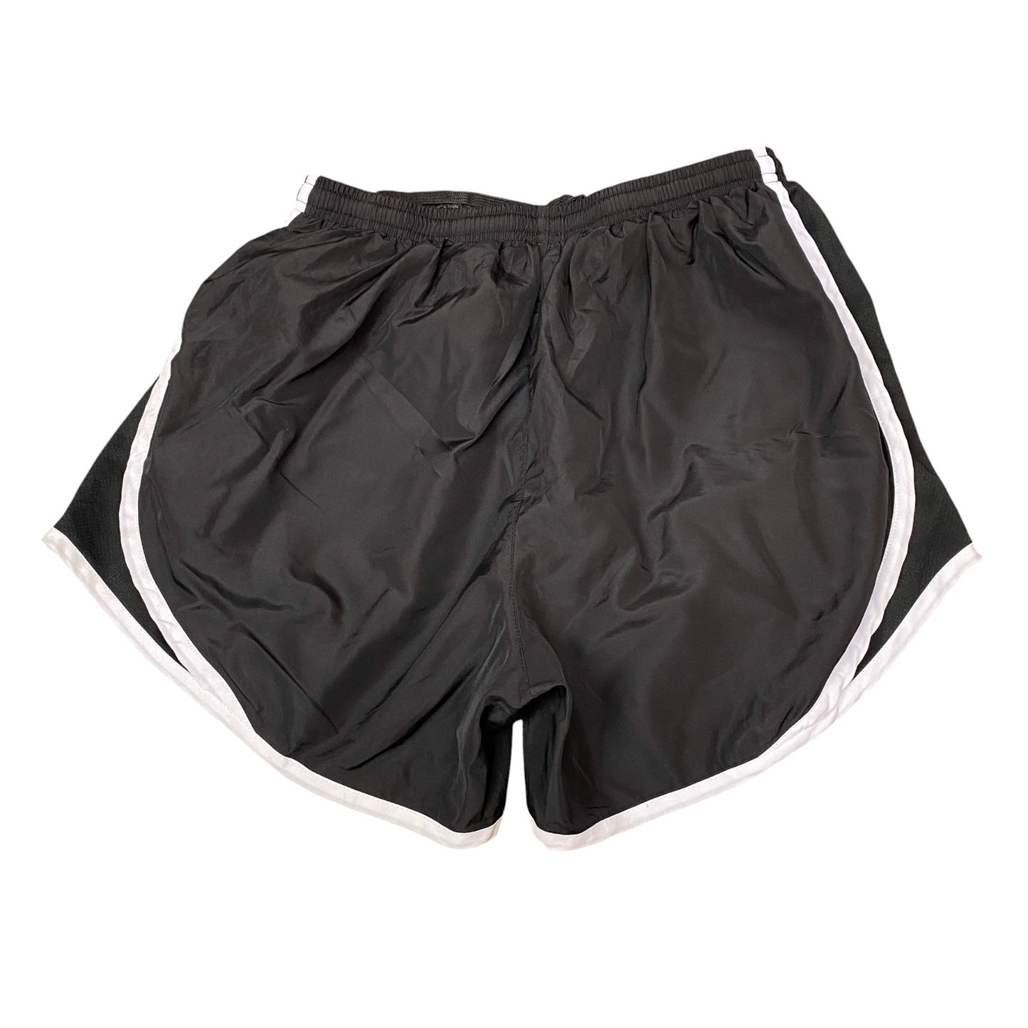 Sprinter Shorts Womens M Black Gym Running Elastic Waist Drawstring Outdoor