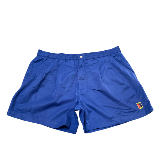 Nike Shorts Mens XL Blue Elastic Waist Slash Pocket Athletic Running Gym Fit