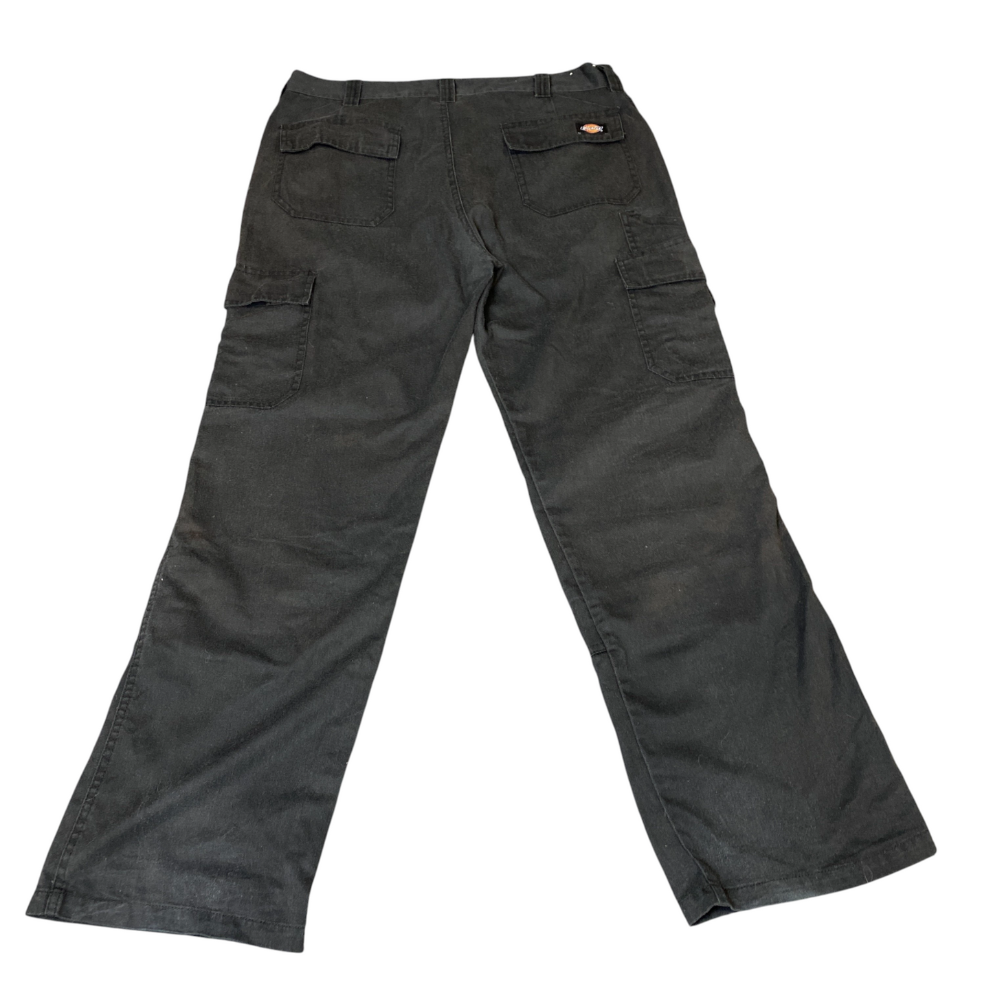 Dickies Cargo Pants Mens XL Black Ripstop Stretch Regular Fit Straight Leg