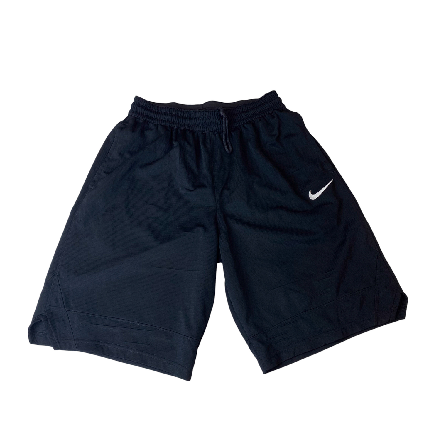 Nike Athletic Shorts Mens S Black Dri-Fit Activewear Elastic Waist Drawstring