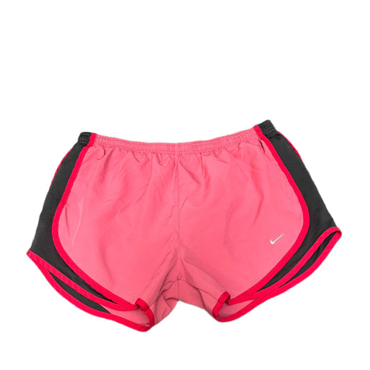 Nike Dri-FIT Running Sprinter Shorts Womens M 30" Waist Pink Black Dolphin Hem