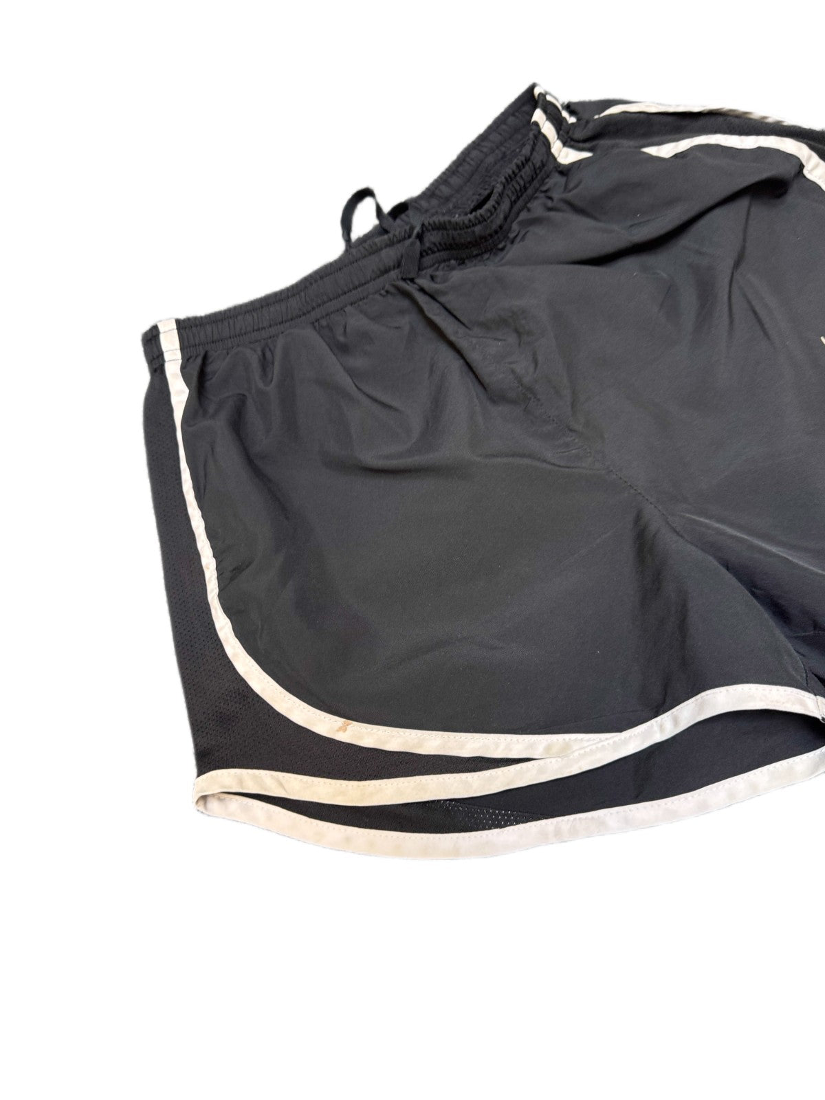 Nike Running Tempo Shorts Womens Small 23" Waist Black Performance Dolphin Hem