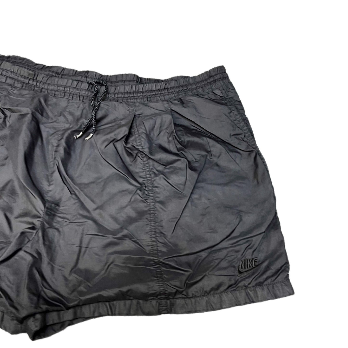 Vtg 90s Nike Windrunner Shorts Fits as Womens 2XL 40" Waist Black Drawstring