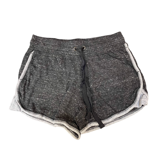 Running Sprinter Shorts Womens Small Grey Athletic Drawstring Waist Dolphin Hem